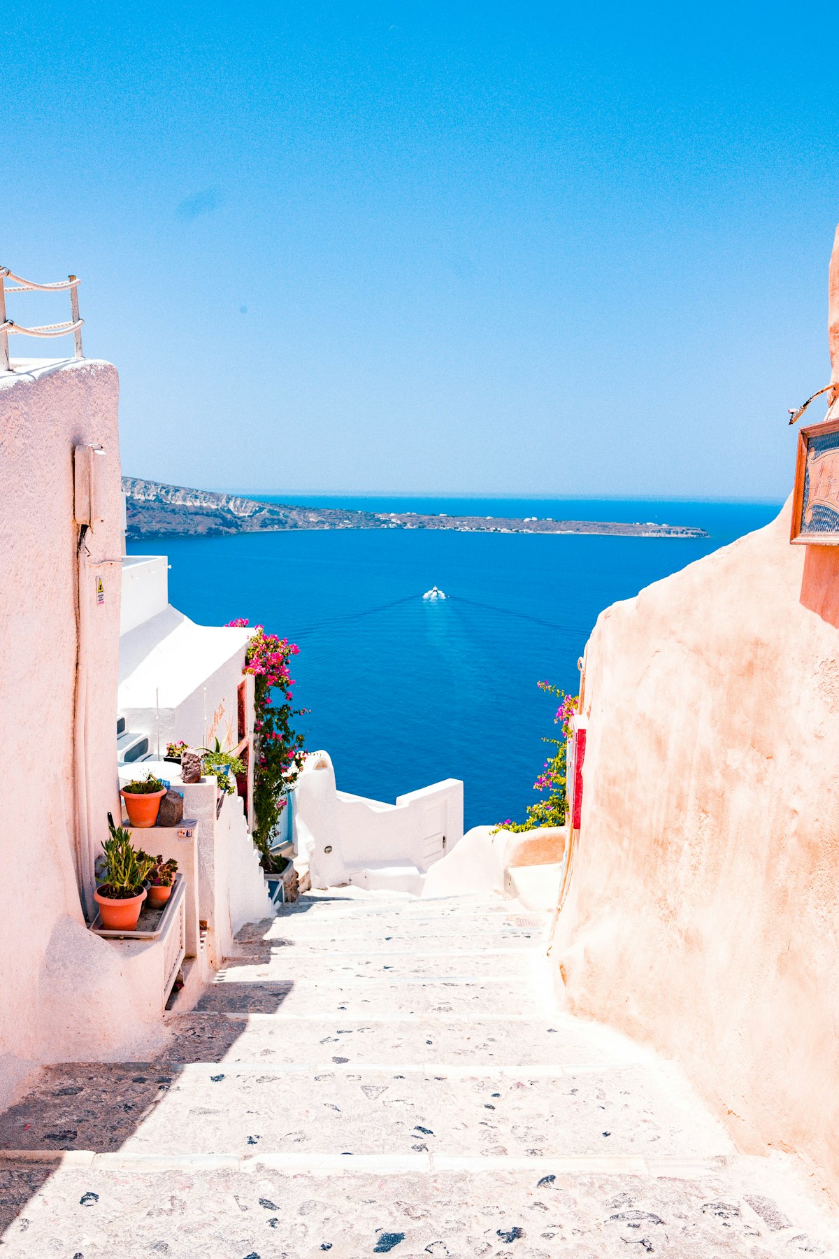 Panoramic view of colorful cliffside houses and turquoise water on Amalfi Coast
